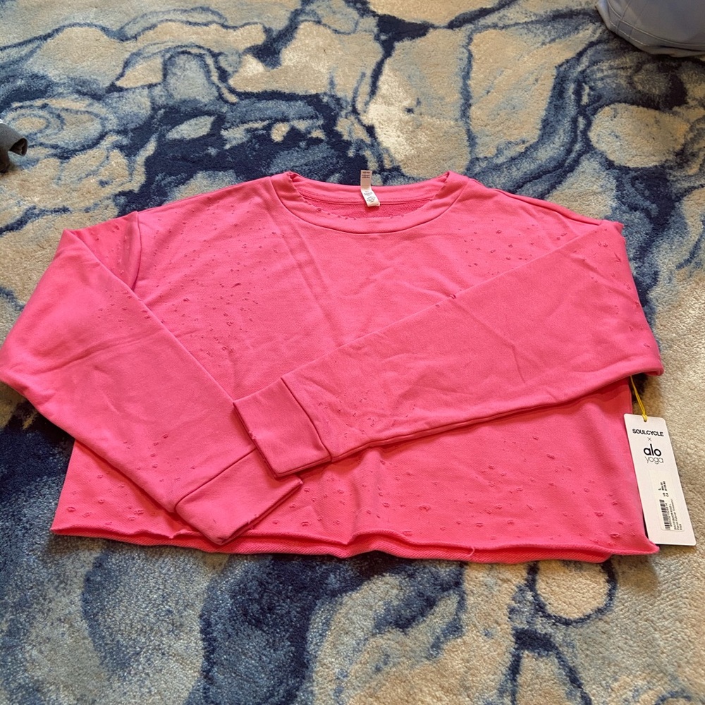 ALO yoga Pierce yoga pullover -  new with tags (L)